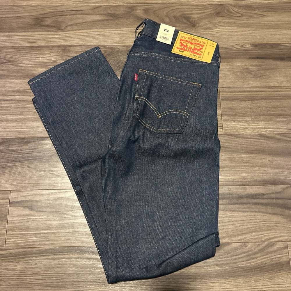 Levi's Men's Dark Blue Straight Jeans